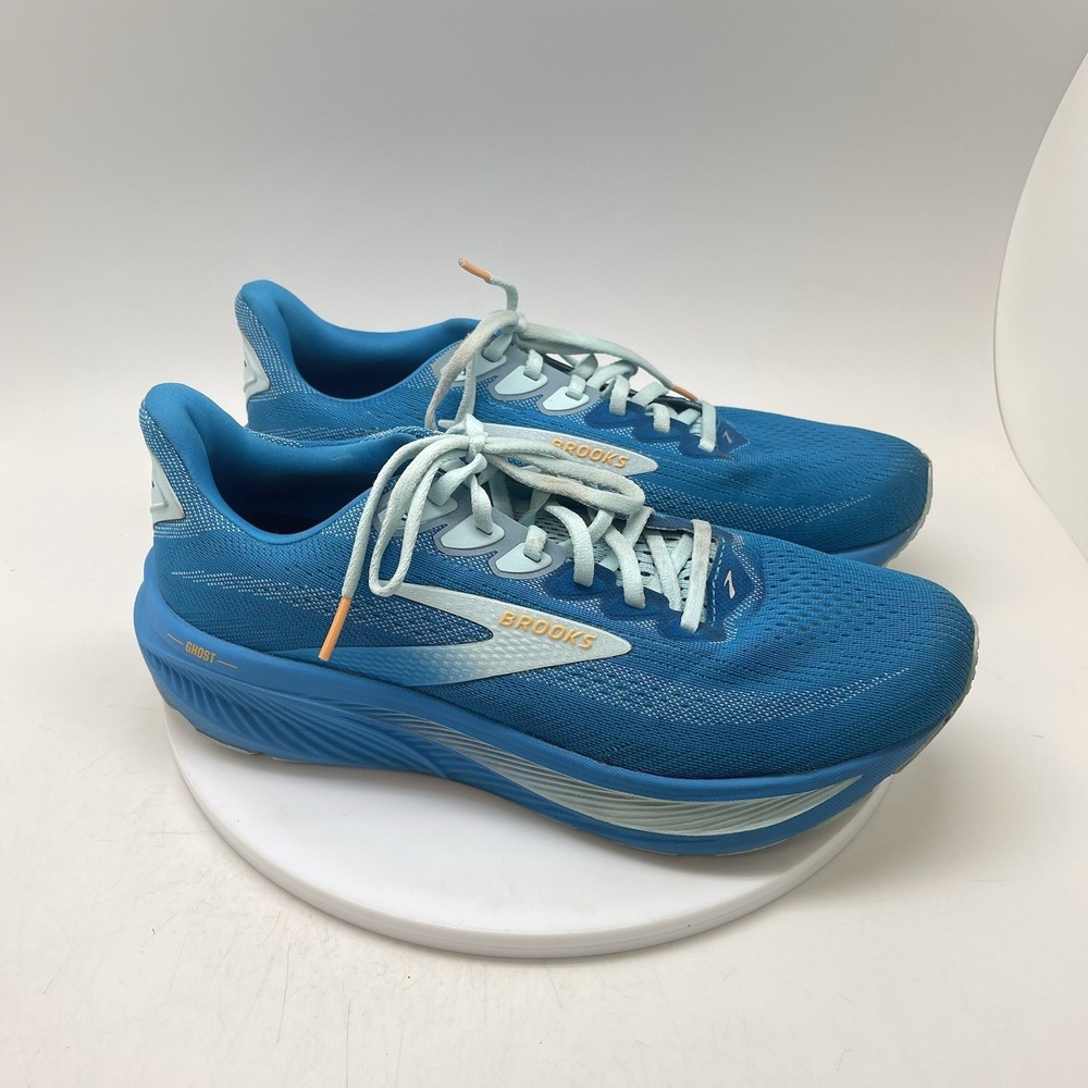 Brooks Sneakers Mens 9 D Ghost 17 1104421D432 Blue Running Athletic Gym Shoes